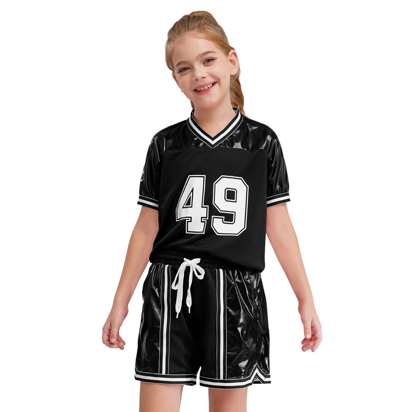 Girls/Boys Sports Shorts & T-shirt Sets (Age 6-16YRS)