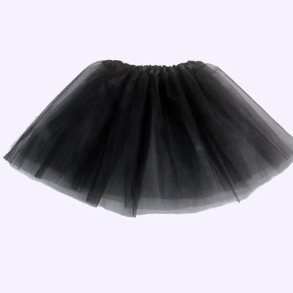 Girls Ballet Tutus Mini Skirt (Age 24M-7 YRS) Black 2-7Y