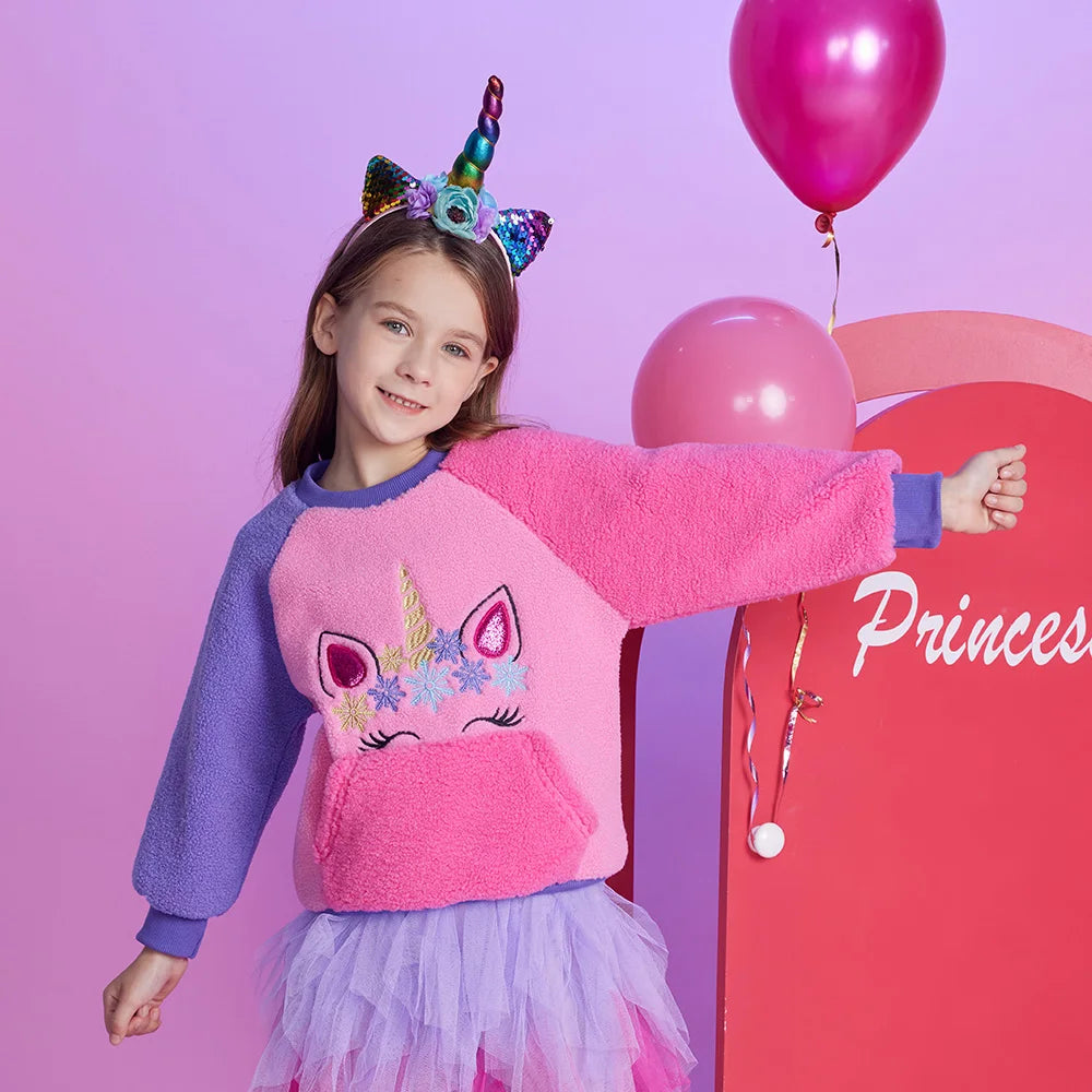 Girls Fleece Jumper (Age 3-12YRS)