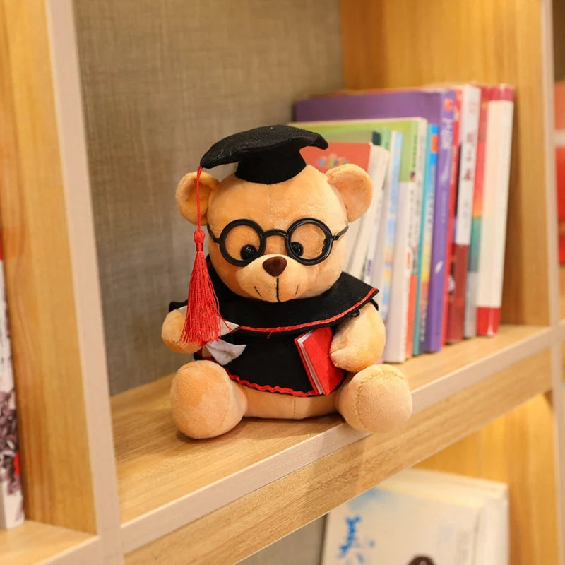 Plush Graduation Teddy Bear Stuffed Toy - 18/23cm