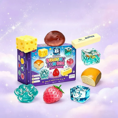 Squishy Fun Blind Box – 8pcs 
Slow‑Rising Stress Relief Sensory Set