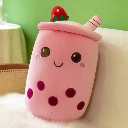 Plush Boba Bubble Tea Stuffed Toy - 25cm