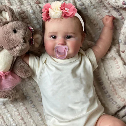 Reborn Doll Maddie Hand-Painted Visible Veins Lifelike Doll 43-50cm