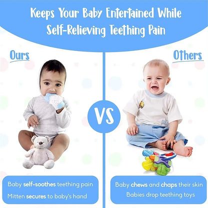 Baby Teething Silicone Mittens