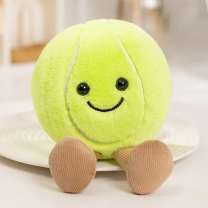 Plush Basketball Football Tennis Baseball Stuffed Toy 10-14cm