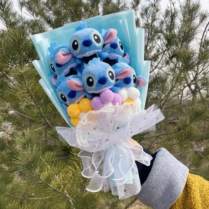 Plush Teddy Bear Flower Stuffed Toy Gift Bouquet