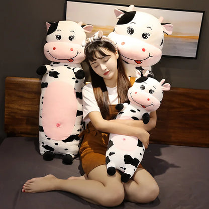Large Plush Milk Cow Stuffed Toy 80-120cm