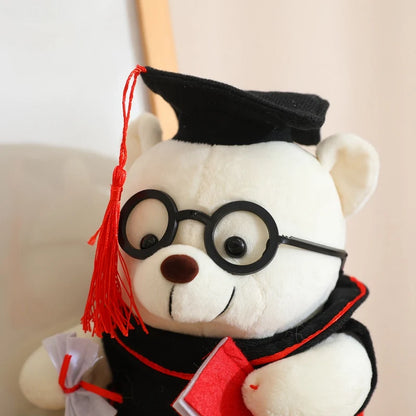 Plush Graduation Teddy Bear Stuffed Toy - 18/23cm