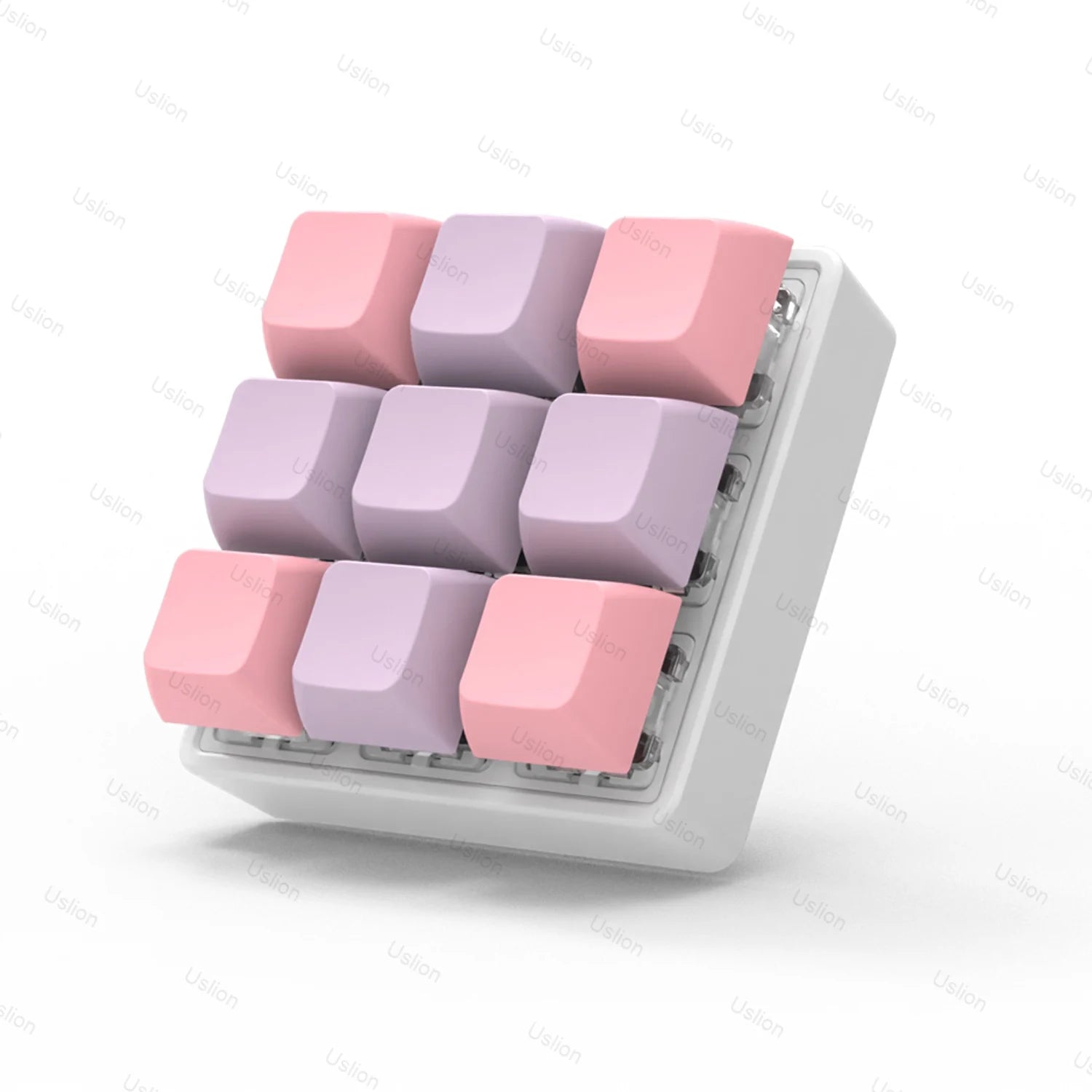 Nosiny 24 Pcs Keyboard Fidget Keychains - Translucent Stress Relief Toys For Adults & Teens