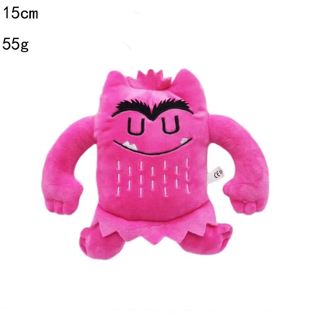 Plush The Color Monster Stuffed Toy - 15cm (6 Pack)