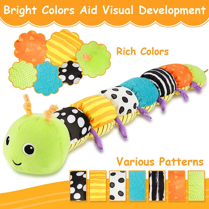 Baby Rattle Musical Caterpillar Worm Soft Plush Toy - 60CM