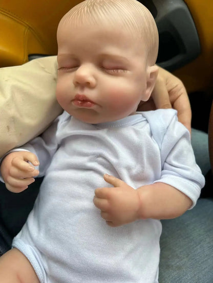 Reborn Baby Silicone Doll LouLou - 50CM