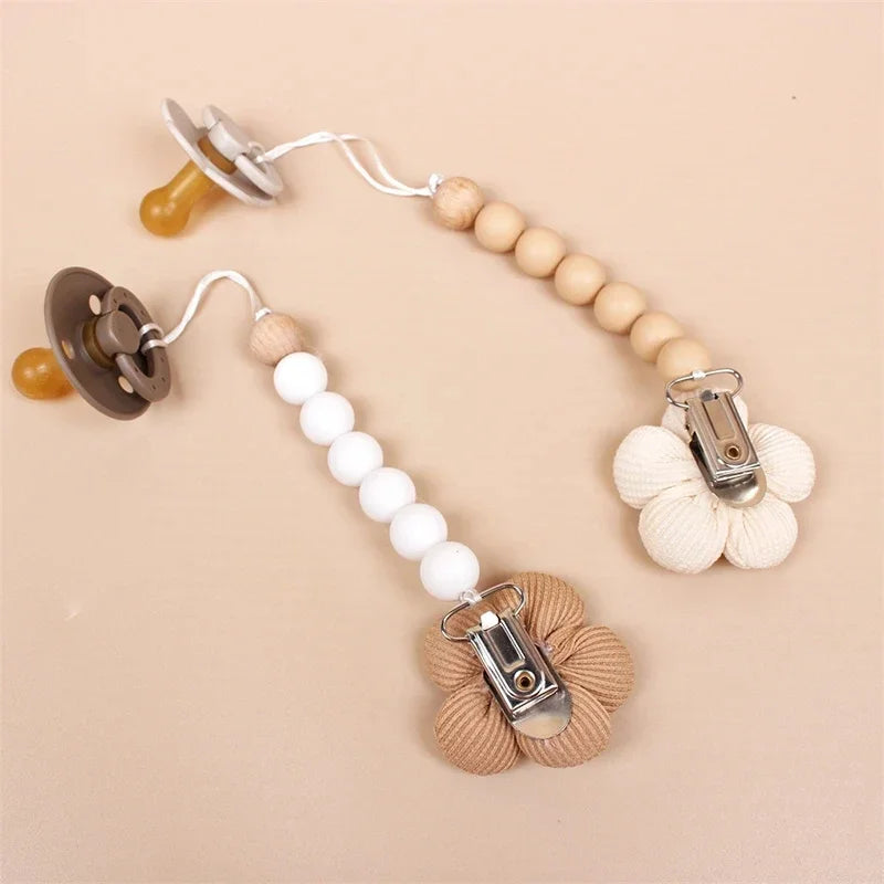 Baby Silicone Flower Pacifier Chain