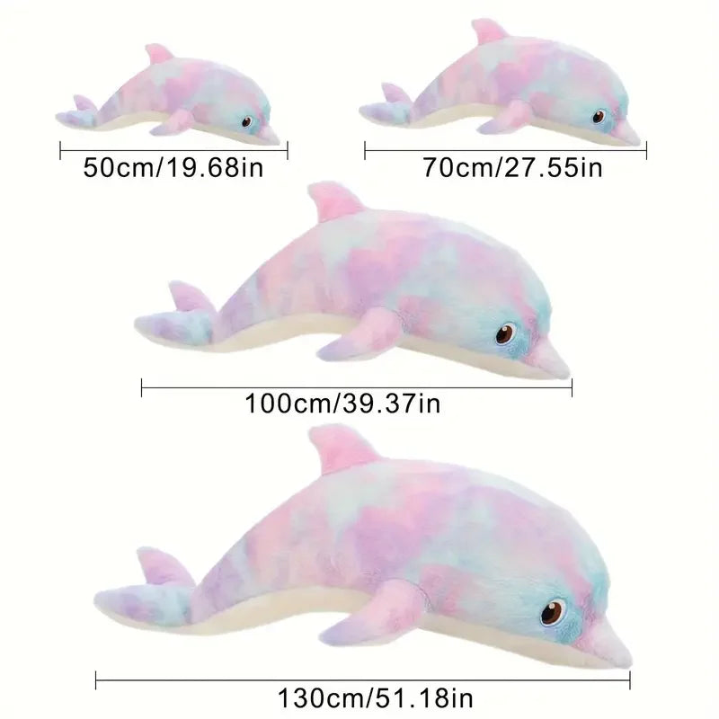 Large Plush Dolphin Stuffed Toy - 50cm