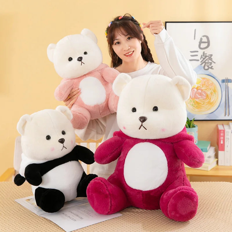 Transforming Animal Costume Teddy Bear Plush | Panda, Red Hood, Blue & Pink Creatures - 50cm