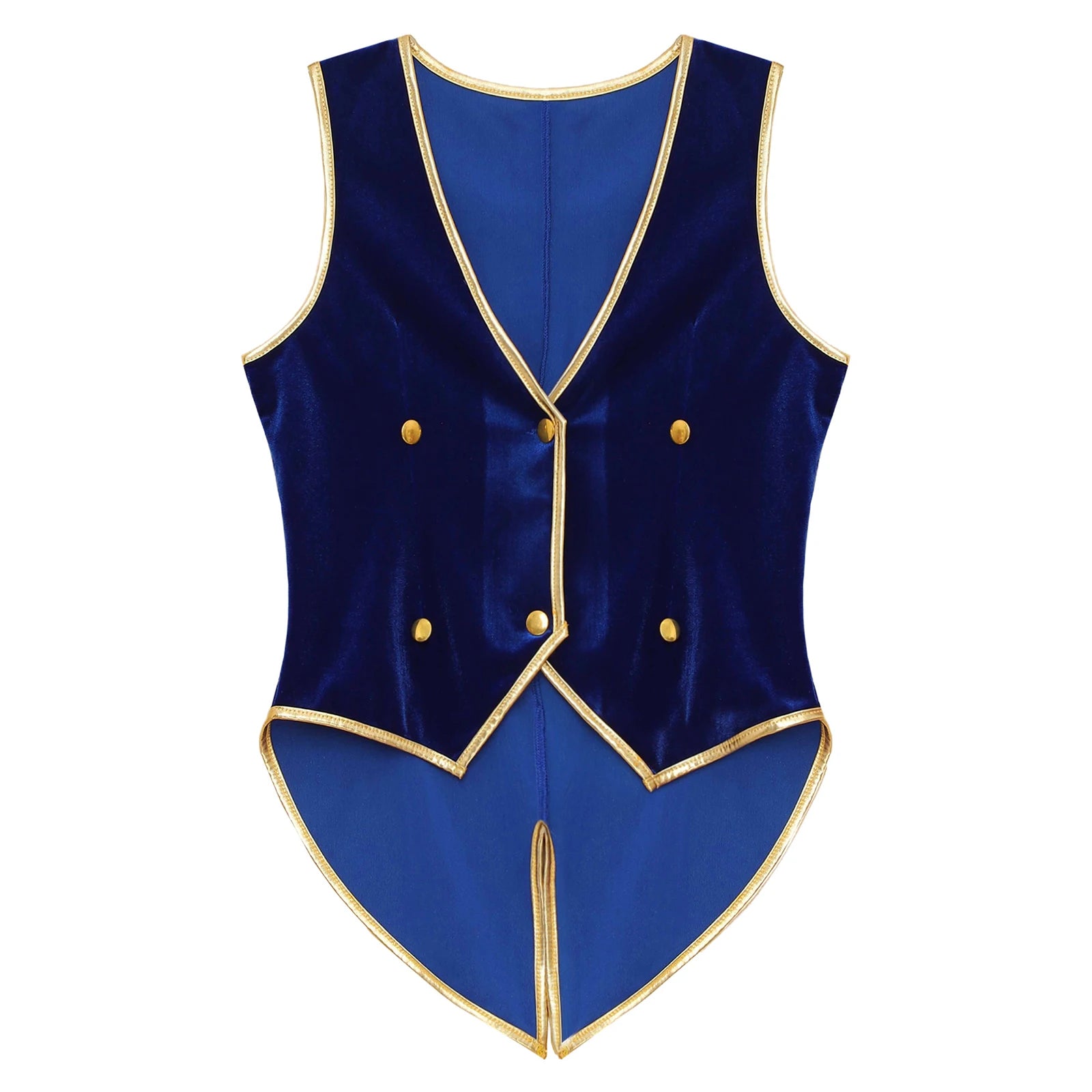 Boys Medieval Renaissance Tailcoat Vest Costume (Age 6-16YRS)