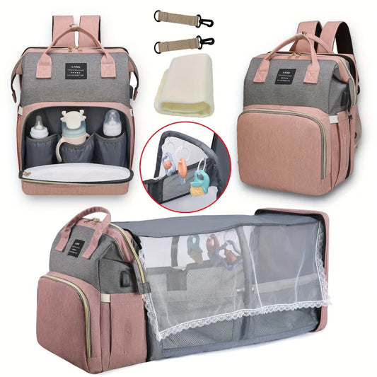 Multifunctional Portable Folding Crib Bed Diaper Mummy Bag
