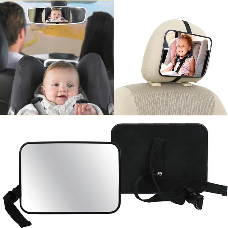 Baby Car Seat View Rear Mirror Adjustable
