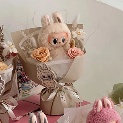 Plush Labubu Doll Flower Gift Bouquet