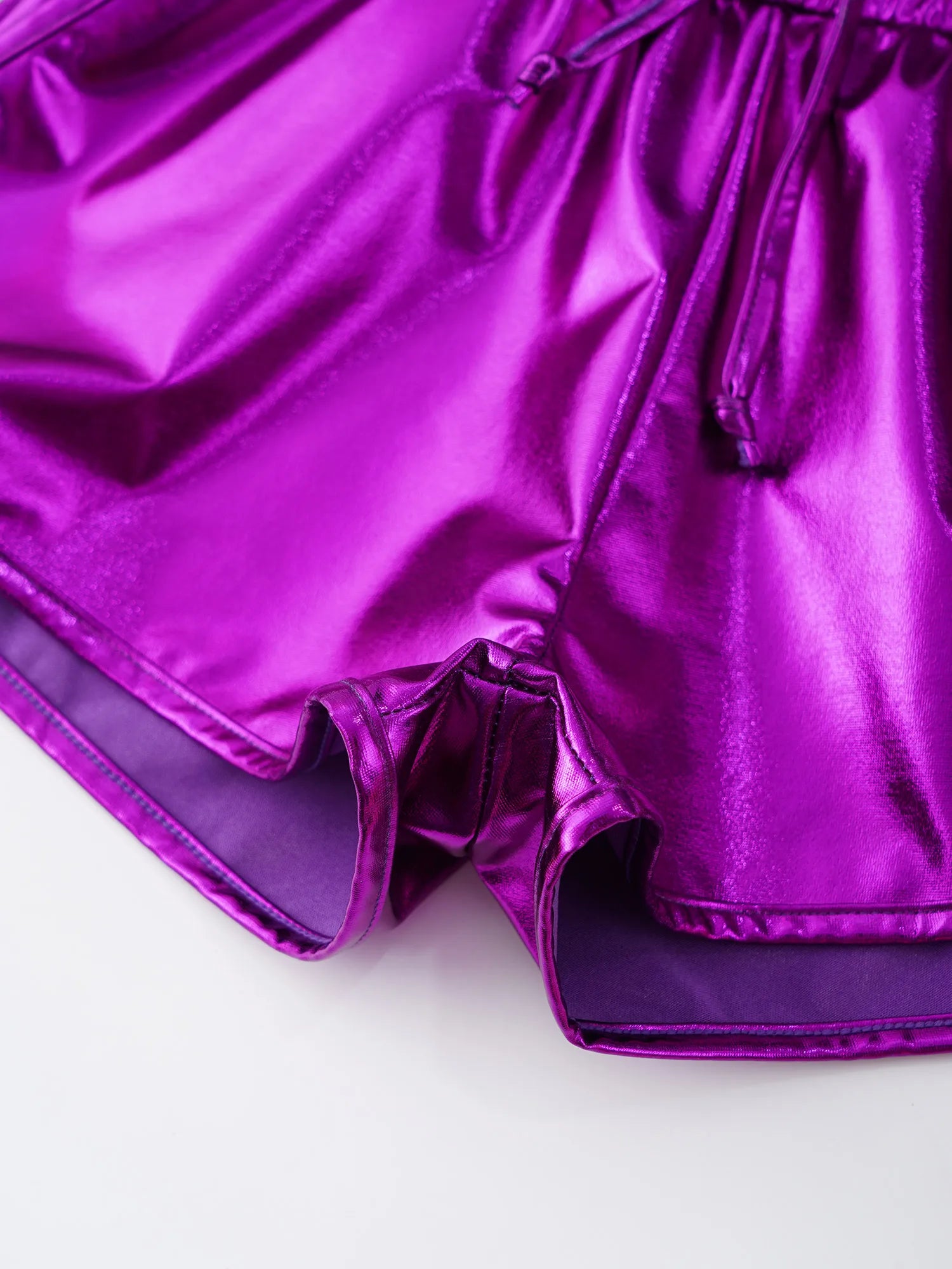 Girls Metallic Drawstring Shorts (Age 3-12 YRS)