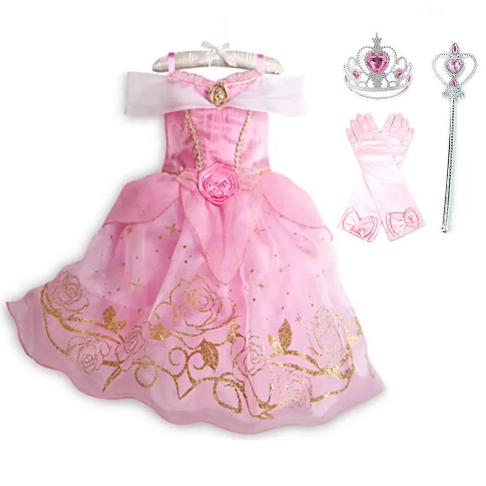 Girls Princess Costume Dress (