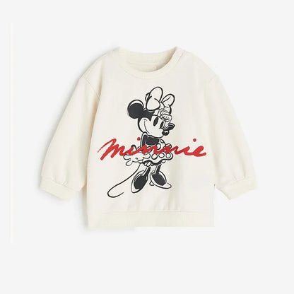 Girls Minnie Print Sweatshirt & Trousers Set (Age 9M-6YRS)