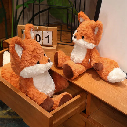 Plush Fluffy Fox Stuffed Toy - 35cm/50cm