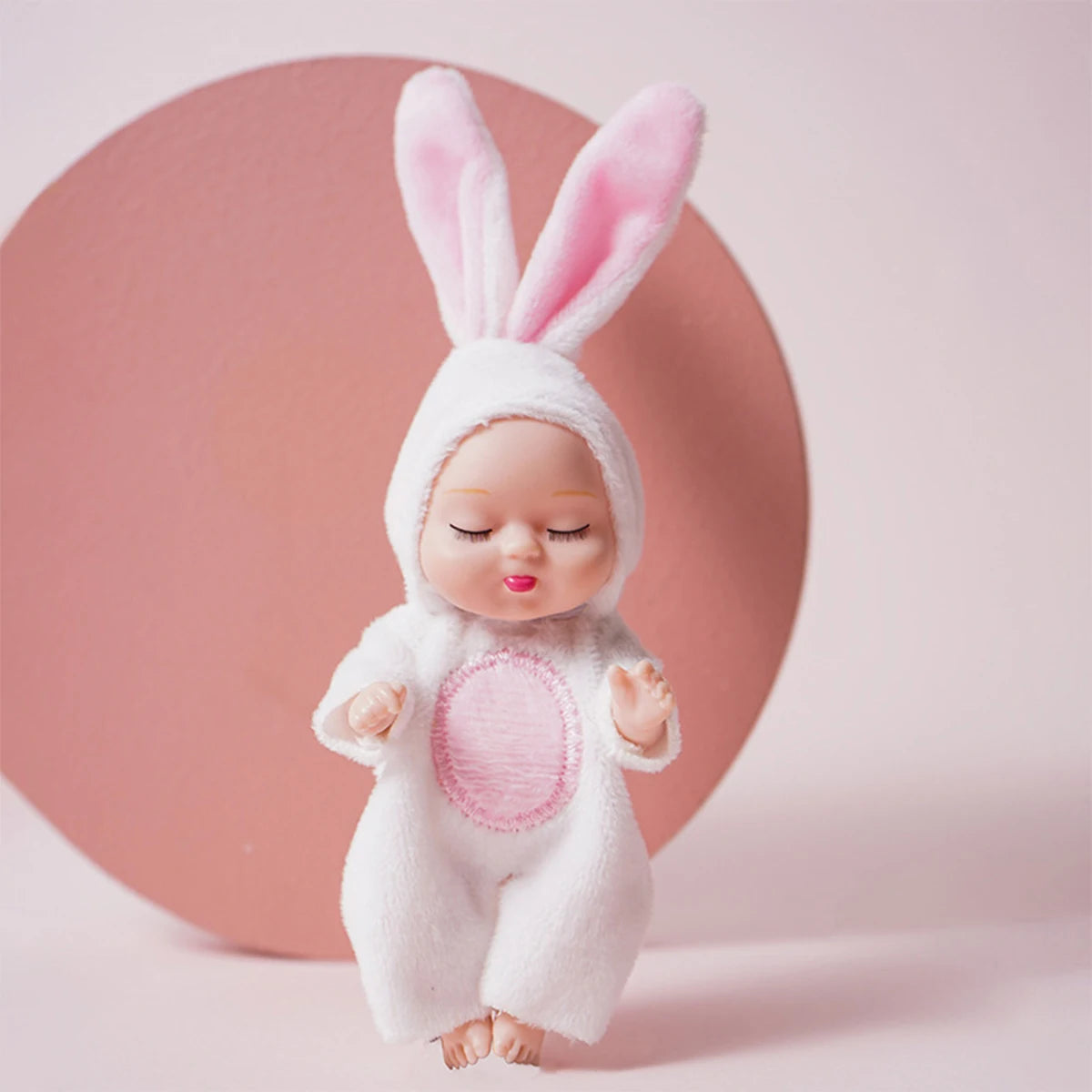Mini Reborn Doll Kit – 6-Piece Sleeping Baby Princess Set with Clothes & Accessories