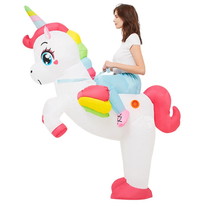 Adult Unicorn Rooster Inflatable Costume 01.0268 Fit Height 150-195cm