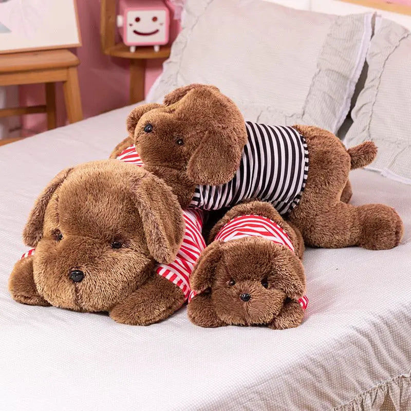 Giant Plush Sleeping Dog Stuffed Toy 40-120cm