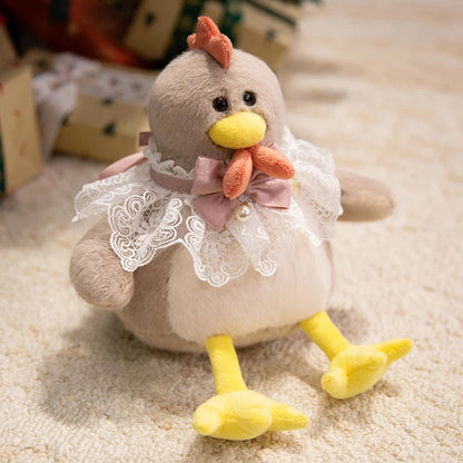 Plush Duck Rabbit Frog Chick Stuffed Toy - 25cm