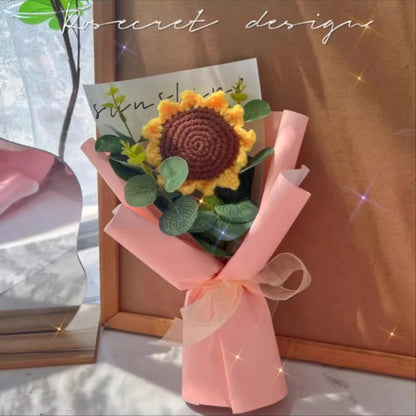 Crochet Creative Flower Gift Bouquet