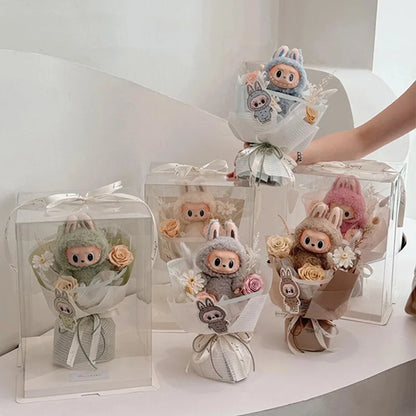 Plush Labubu Doll Flower Gift Bouquet