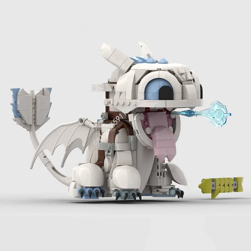 780pcs Toothless & Light Fury Dragon Building Set | DIY MOC Constructi ...
