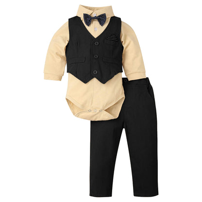Baby Boys Formal Suit Set (Age Newborn-24M) Yellow