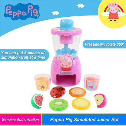 Peppa Pig – Simulated Juicer Pretend Play Blender Toy with Fruit Pieces | Kids Roleplay Kitchen Set