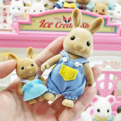 Sylvanian Families Ice Cream Shop Dolls
