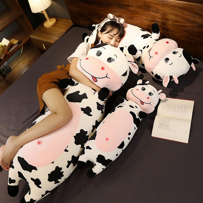 Large Plush Milk Cow Stuffed Toy 80-120cm