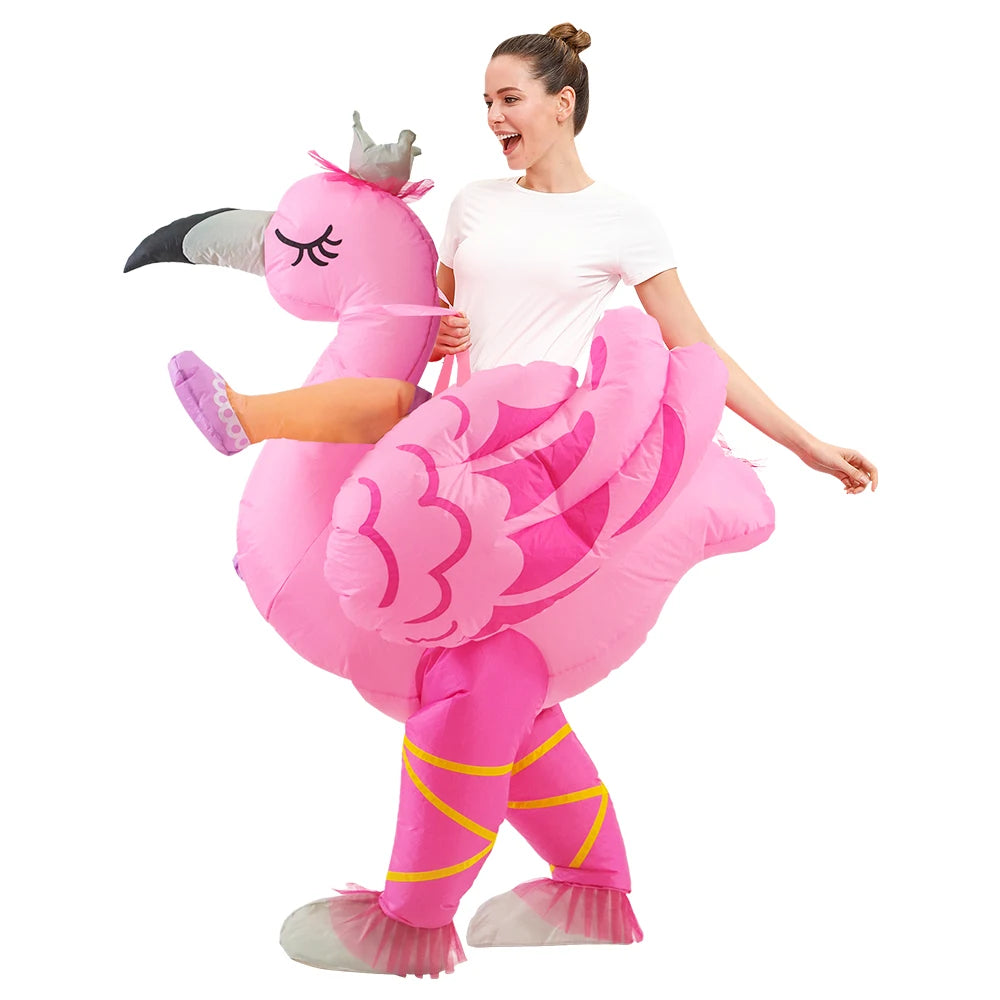 Adult Unicorn Rooster Inflatable Costume