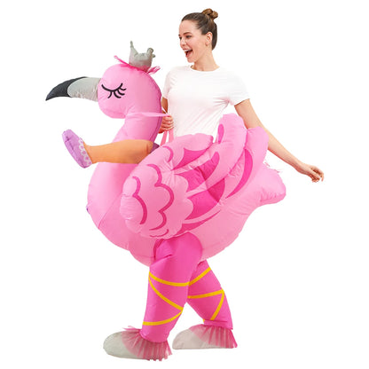 Adult Unicorn Rooster Inflatable Costume