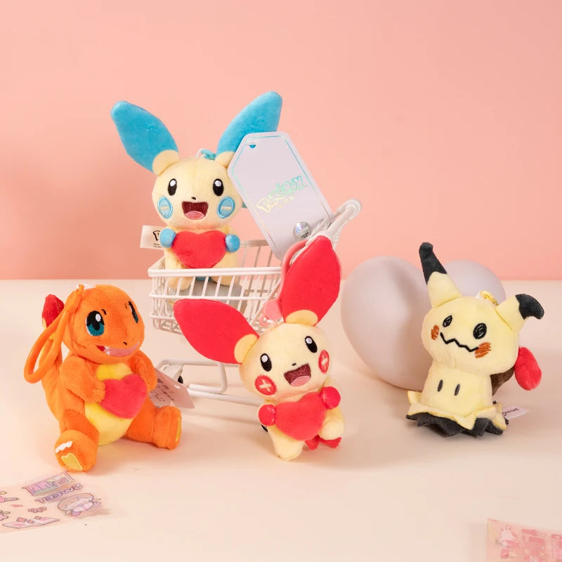 Cute Pokémon Plush Keychains Backpack Charms