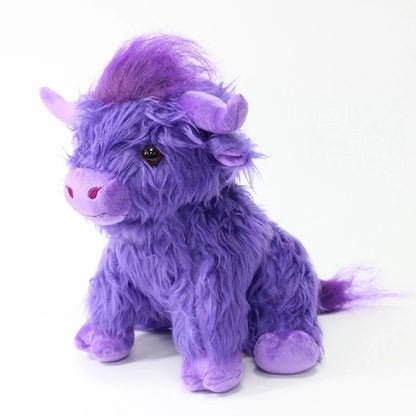 Plush Cute Highland Cow Stuffed Toy - 25cm