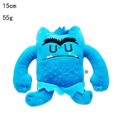 Plush The Color Monster Stuffed Toy - 15cm (6 Pack)