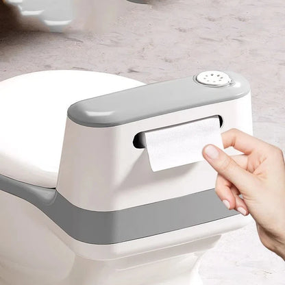 Children's Water Close Potty Training Toilet - With Flushing Sounds