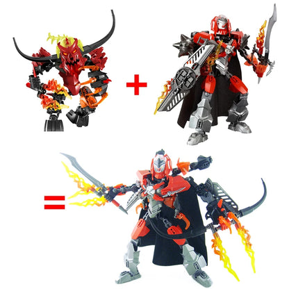 Building Blocks Hero Factory Star Figures DIY 2 Set