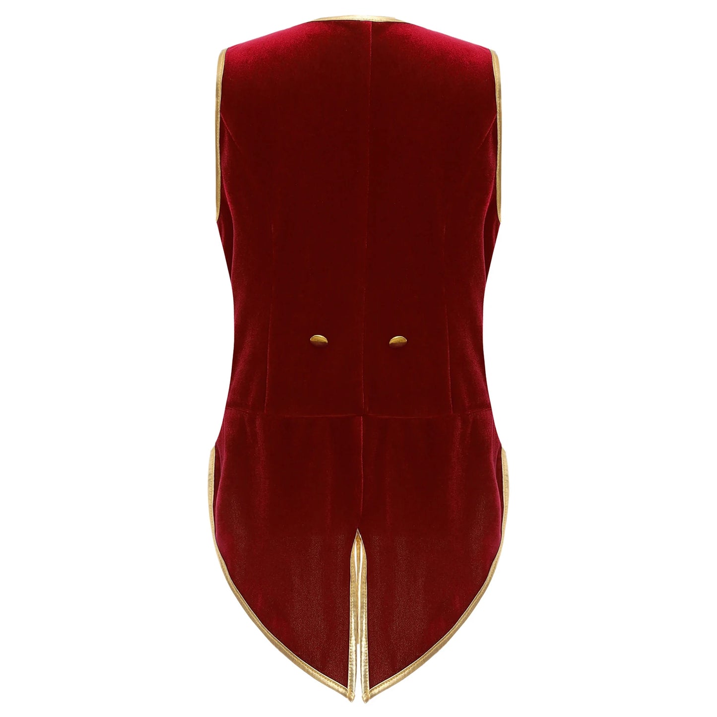 Boys Medieval Renaissance Tailcoat Vest Costume (Age 6-16YRS)