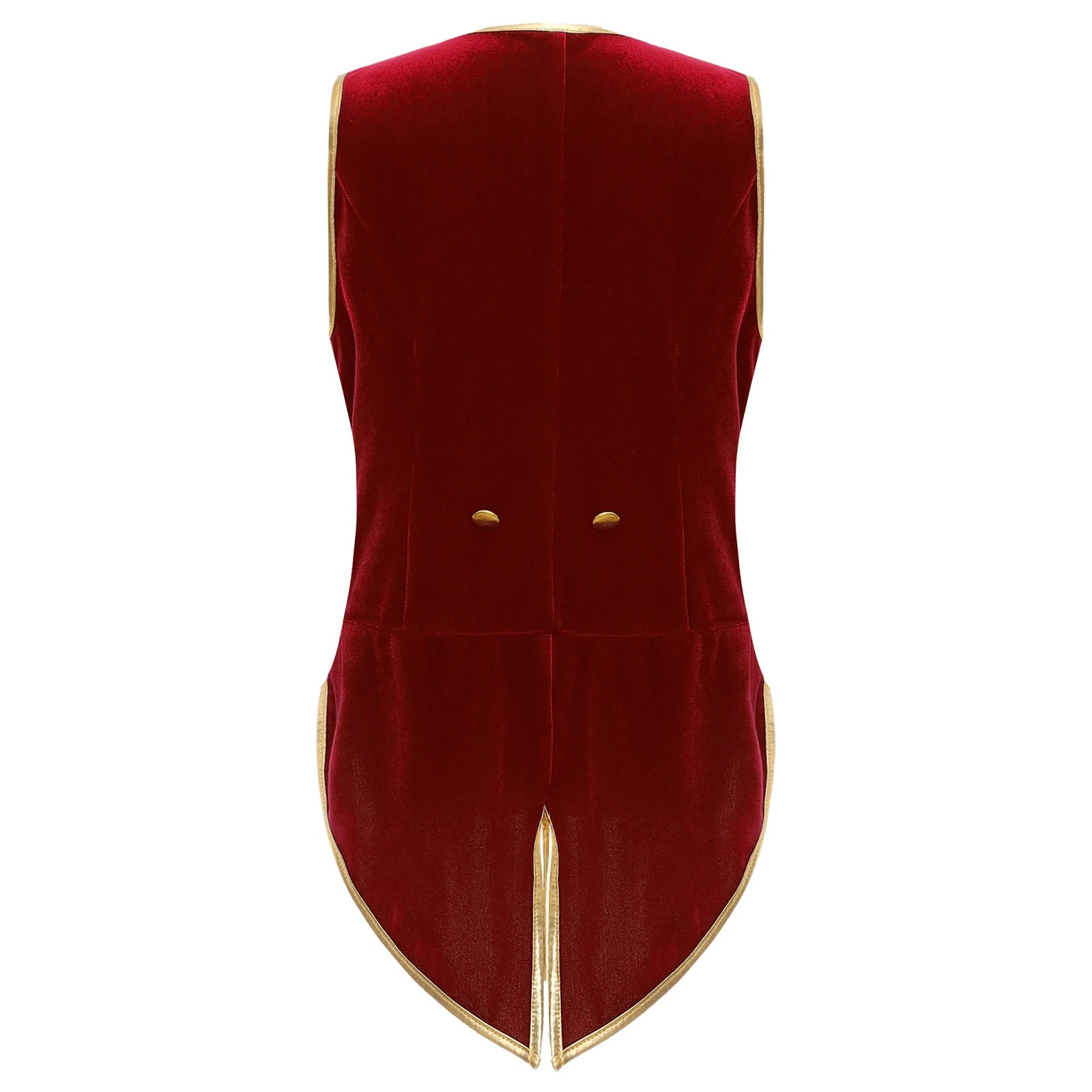 Boys Medieval Renaissance Tailcoat Vest Costume (Age 6-16YRS)