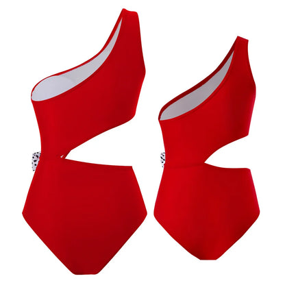 Family Matching Look Mom Girls Kids Ruffles Swimsuit Family Beach Wear Mother and Daughter Swimwear Coconut Tree Women Swimsuit