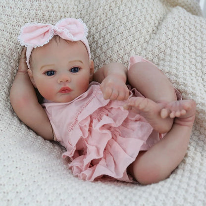 Realistic Reborn Baby Doll Soft Silicone Full Body - 48cm