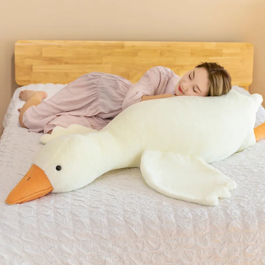 Large Plush Goose Sleeping Pillow Stuffed Toy - 50/90/130CM